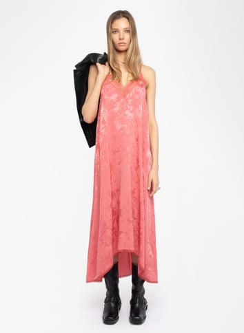 Robe longue brodée ZADIG&VOLTAIRE Rose